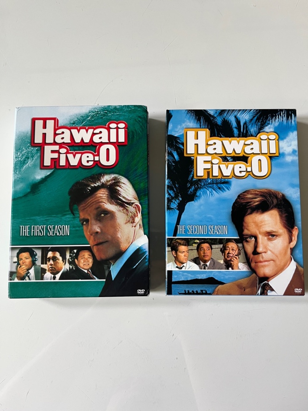 Hawaii Five-O DVD Seasons 1 & 2 - Teal and Blue Covers